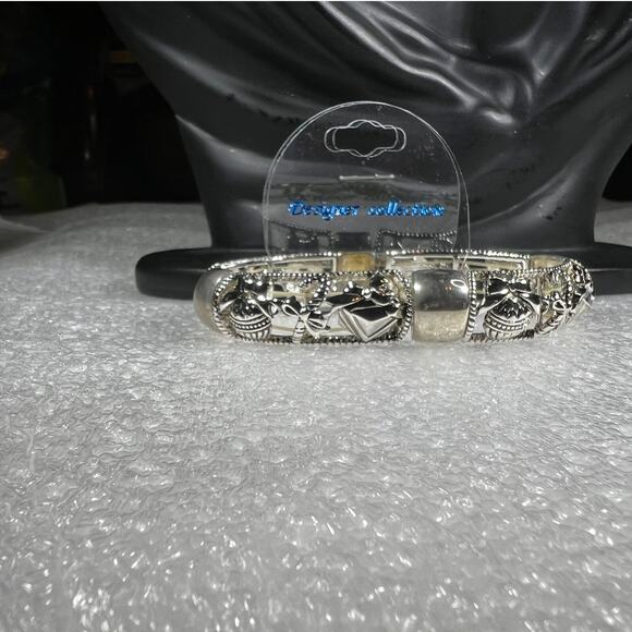 Beautiful Christmas Holiday BROKEN Bracelet Jewelry Beads Deadstock Loose BEADS - Picture 7 of 13